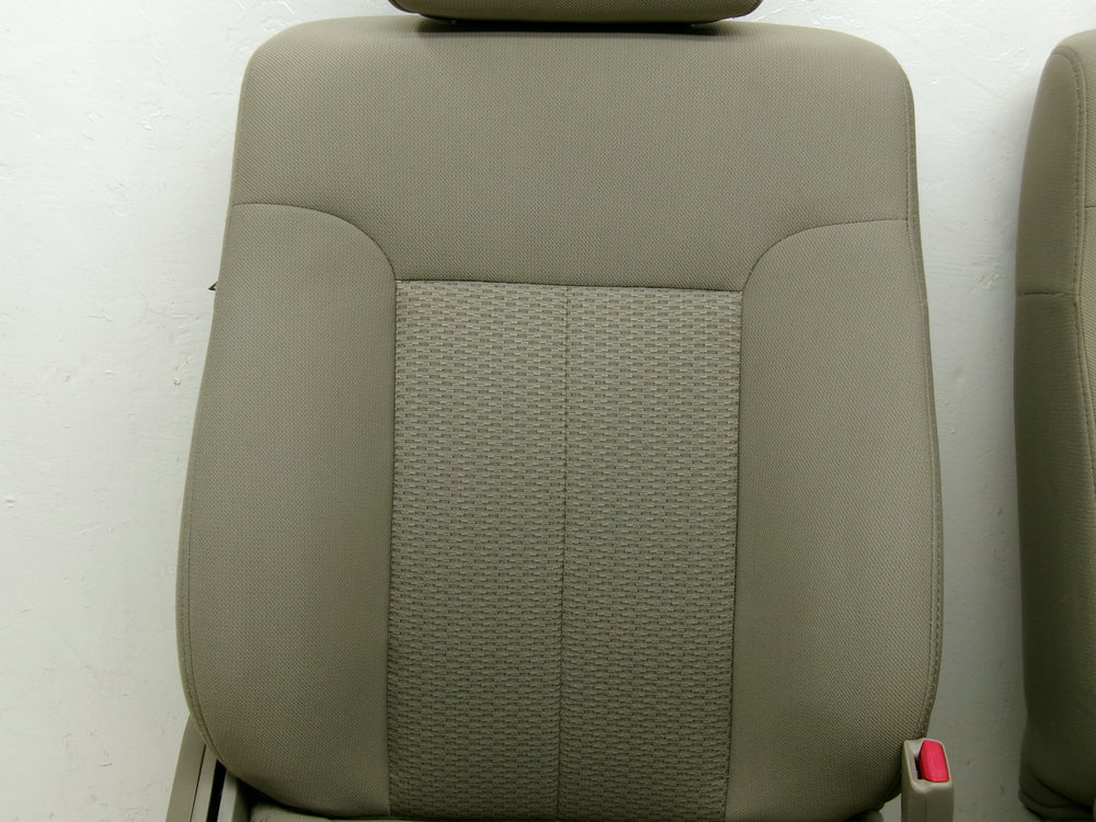 2009 - 2014 Ford F150 Seats OEM Stone Cloth XL Manual #0631 | Picture # 6 | OEM Seats