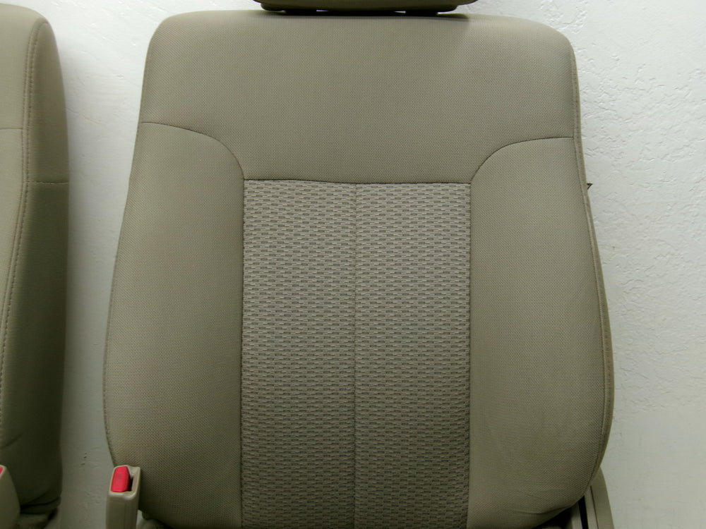 2009 - 2014 Ford F150 Seats OEM Stone Cloth XL Manual #0631 | Picture # 7 | OEM Seats