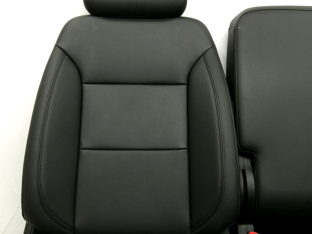 2019 - 2024 GMC Sierra Chevy Silverado Seats Black Vinyl 40/20/40 Split Bench #0624 | Picture # 5 | OEM Seats