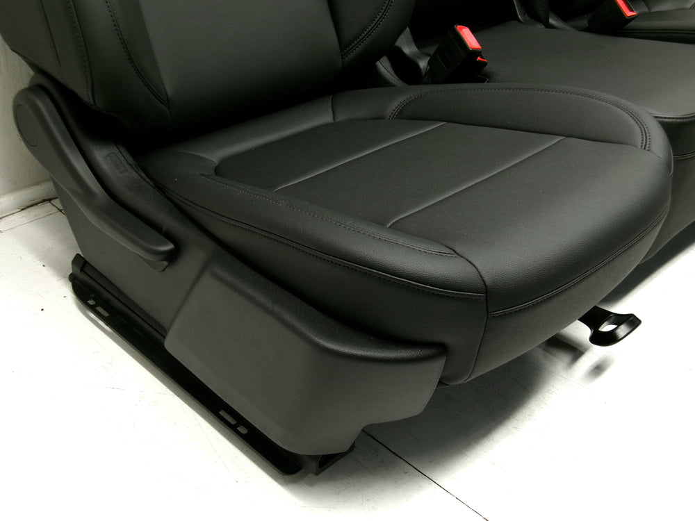 2019 - 2024 GMC Sierra Chevy Silverado Seats Black Vinyl 40/20/40 Split Bench #0624 | Picture # 9 | OEM Seats
