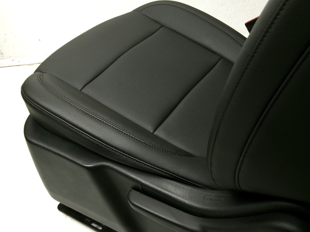 2019 - 2024 GMC Sierra Chevy Silverado Seats Black Vinyl 40/20/40 Split Bench #0624 | Picture # 12 | OEM Seats