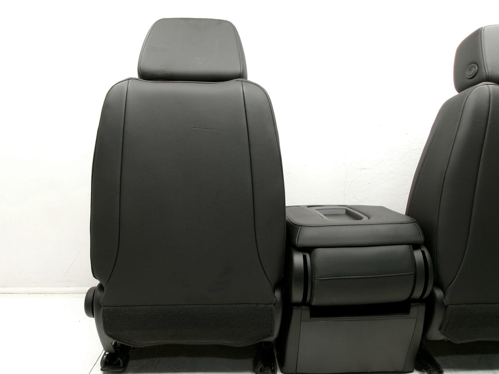 2019 - 2024 GMC Sierra Chevy Silverado Seats Black Vinyl 40/20/40 Split Bench #0624 | Picture # 14 | OEM Seats
