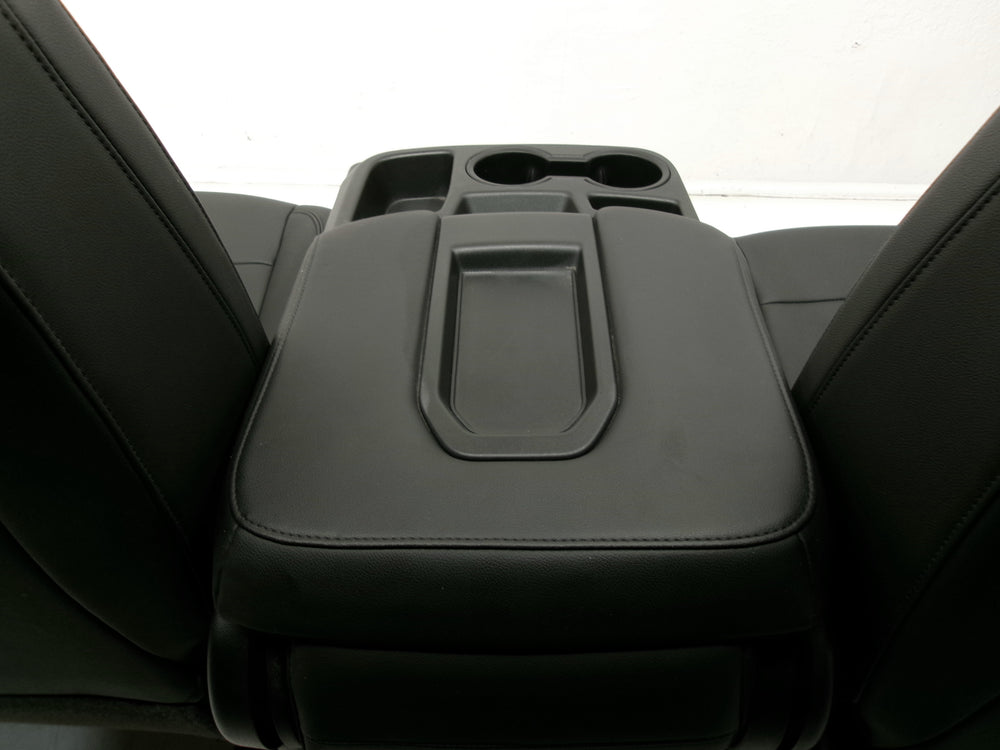 2019 - 2024 GMC Sierra Chevy Silverado Seats Black Vinyl 40/20/40 Split Bench #0624 | Picture # 16 | OEM Seats