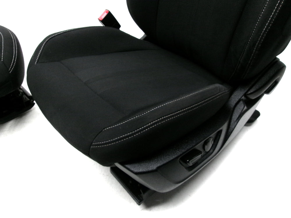 2015 - 2023 Ford Mustang Seats, Coupe, Black Cloth Powered #1262 | Picture # 9 | OEM Seats