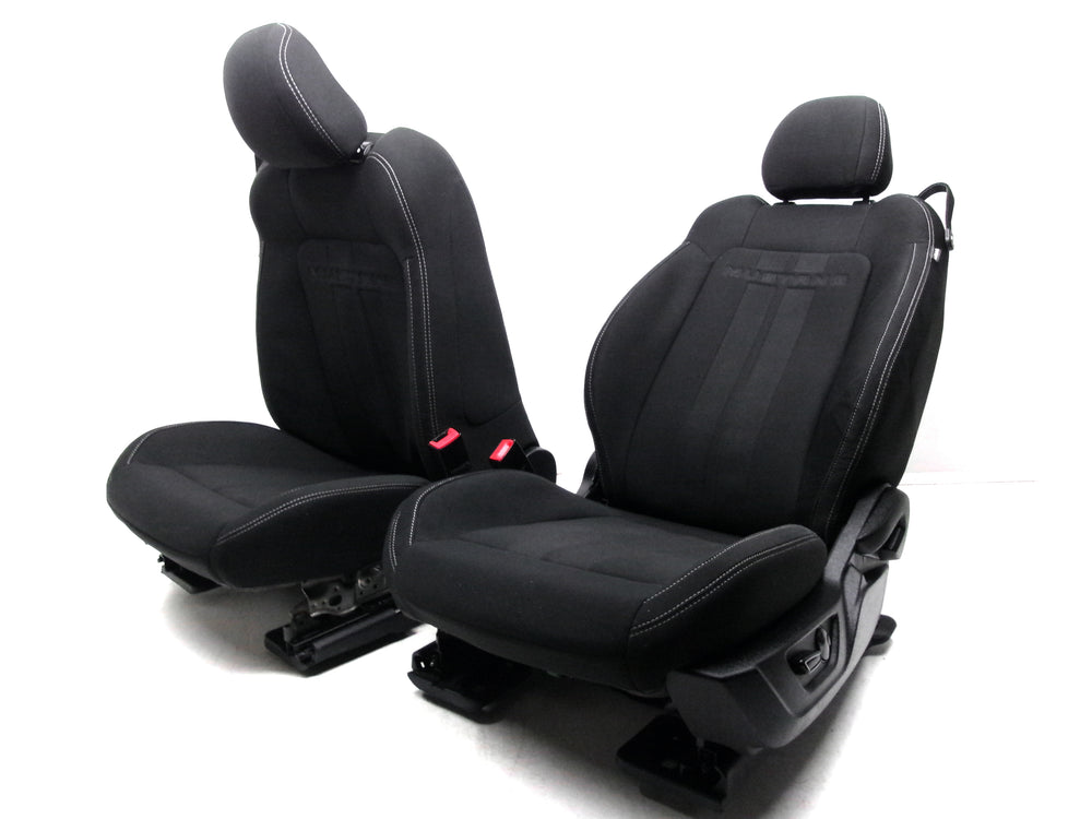 2015 - 2023 Ford Mustang Seats, Coupe, Black Cloth Powered #1262 | Picture # 15 | OEM Seats