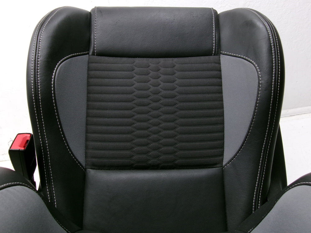 2012 - 2018 Ford Focus ST Recaro Seats MK3 Black Leather & Gray ST2 #1267 | Picture # 12 | OEM Seats