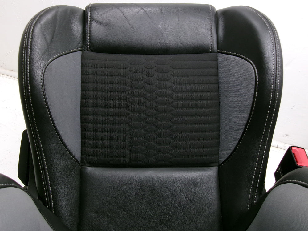 2012 - 2018 Ford Focus ST Recaro Seats MK3 Black Leather & Gray ST2 #1267 | Picture # 13 | OEM Seats