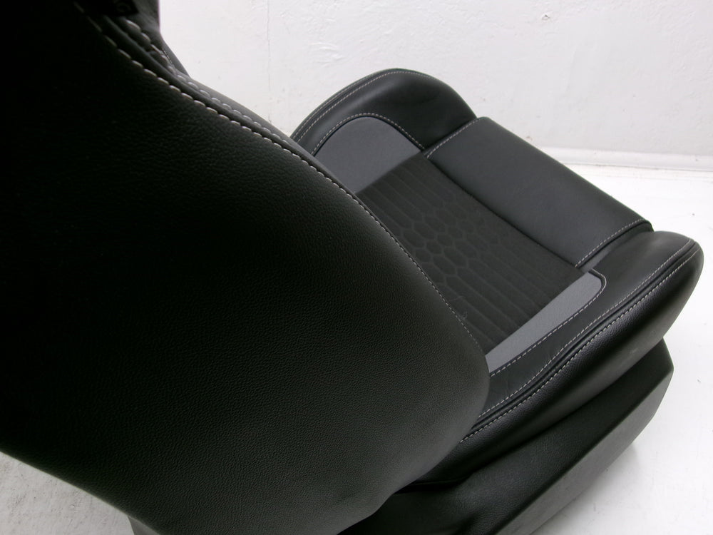 2012 - 2018 Ford Focus ST Recaro Seats MK3 Black Leather & Gray ST2 #1267 | Picture # 15 | OEM Seats