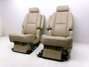 2007 - 2014 GMC Yukon Chevy Tahoe Rear Bucket Seats Tan Leather Manual #1265 | Picture # 23 | OEM Seats