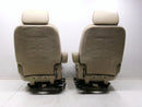2007 - 2014 GMC Yukon Chevy Tahoe Rear Bucket Seats Tan Leather Manual #1265 | Picture # 23 | OEM Seats