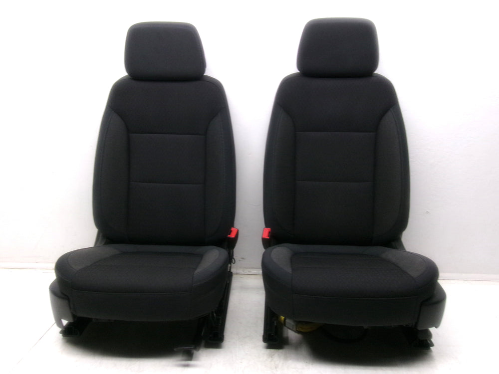 2019 - 2023 GMC Sierra Chevy Silverado Seats Black Cloth Powered #1270 | Picture # 3 | OEM Seats