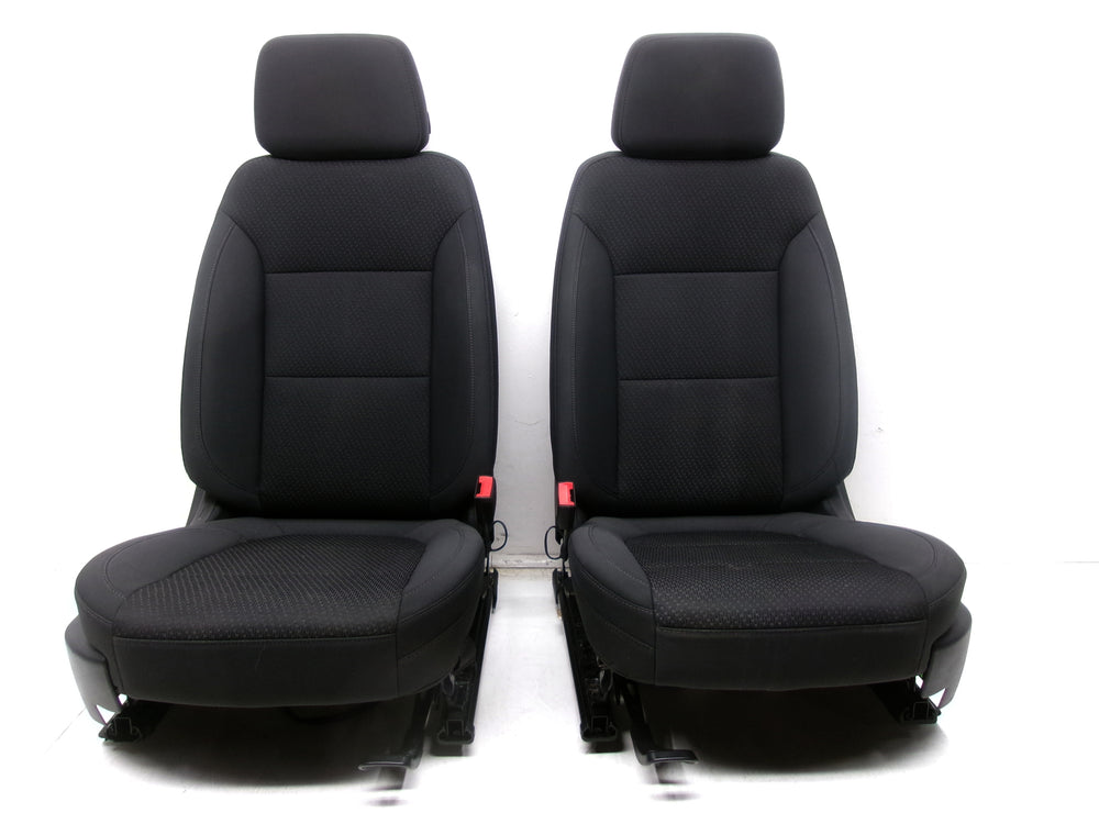 2019 - 2023 Chevy Silverado GMC Sierra Front Seats, Manual Black Cloth #1279 | Picture # 3 | OEM Seats