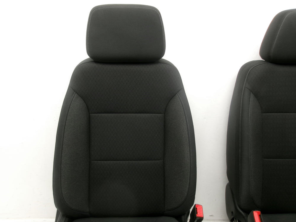 2019 - 2023 Chevy Silverado GMC Sierra Front Seats, Powered Black Cloth #1281 | Picture # 4 | OEM Seats