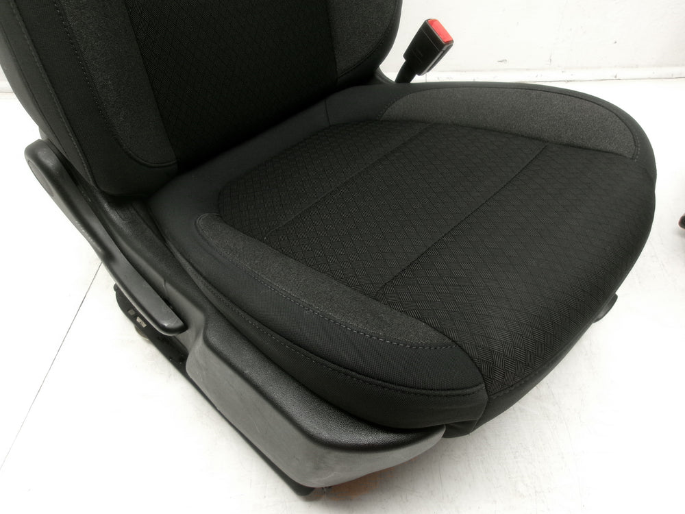 2019 - 2023 Chevy Silverado GMC Sierra Front Seats, Powered Black Cloth #1281 | Picture # 6 | OEM Seats