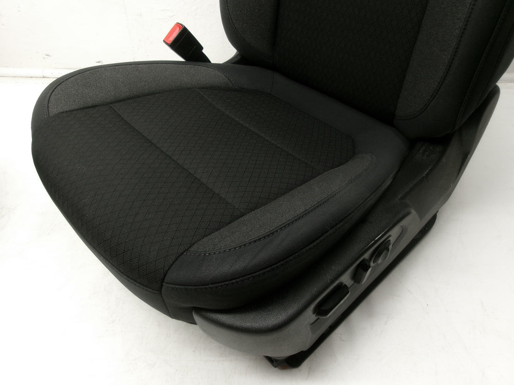 2019 - 2023 Chevy Silverado GMC Sierra Front Seats, Powered Black Cloth #1281 | Picture # 7 | OEM Seats