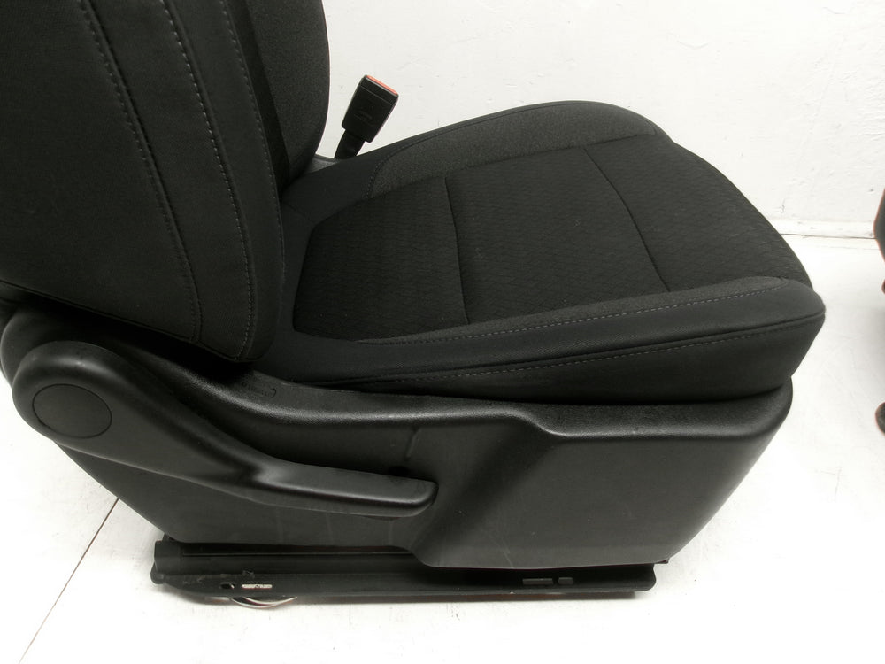 2019 - 2023 Chevy Silverado GMC Sierra Front Seats, Powered Black Cloth #1281 | Picture # 8 | OEM Seats
