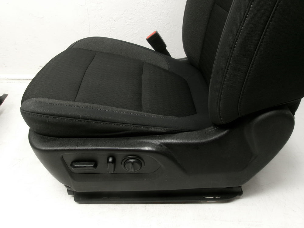 2019 - 2023 Chevy Silverado GMC Sierra Front Seats, Powered Black Cloth #1281 | Picture # 9 | OEM Seats