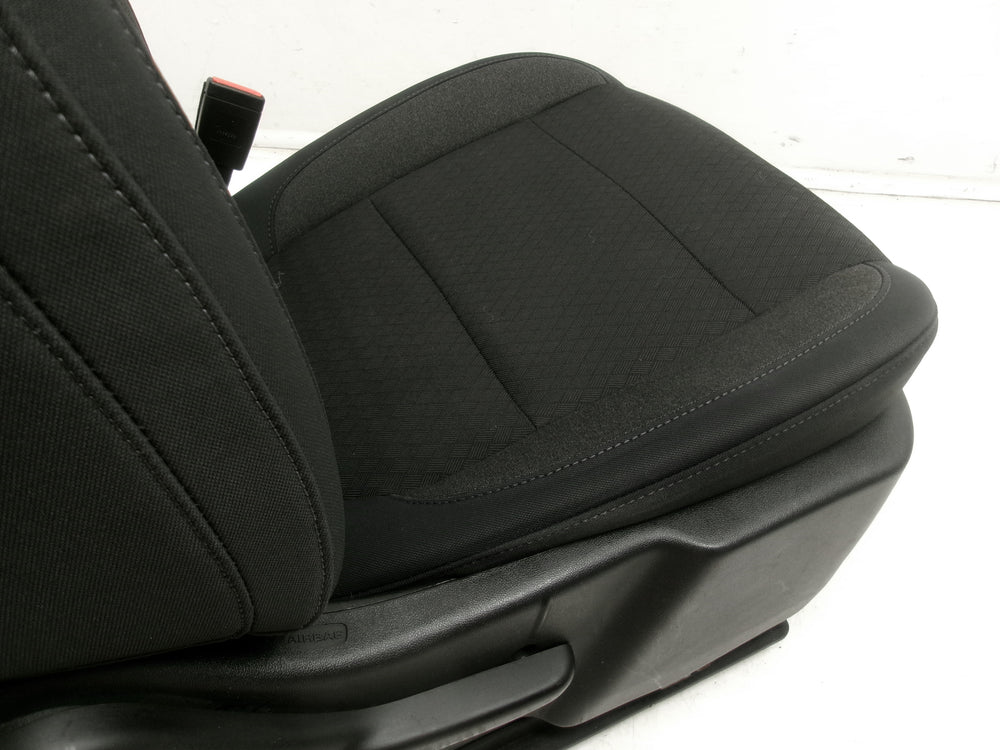 2019 - 2023 Chevy Silverado GMC Sierra Front Seats, Powered Black Cloth #1281 | Picture # 10 | OEM Seats