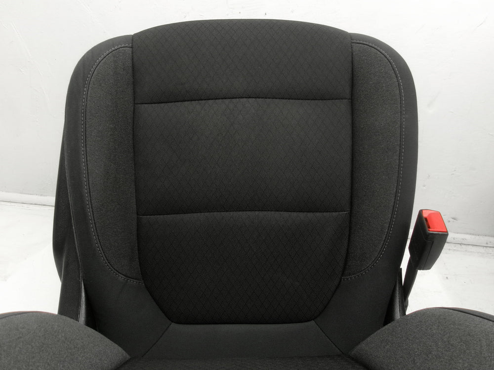 2019 - 2023 Chevy Silverado GMC Sierra Front Seats, Powered Black Cloth #1281 | Picture # 12 | OEM Seats