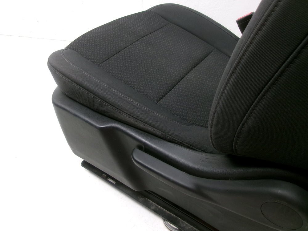 2019 - 2023 Chevy Silverado GMC Sierra Front Seats, Manual Black Cloth #1279 | Picture # 13 | OEM Seats