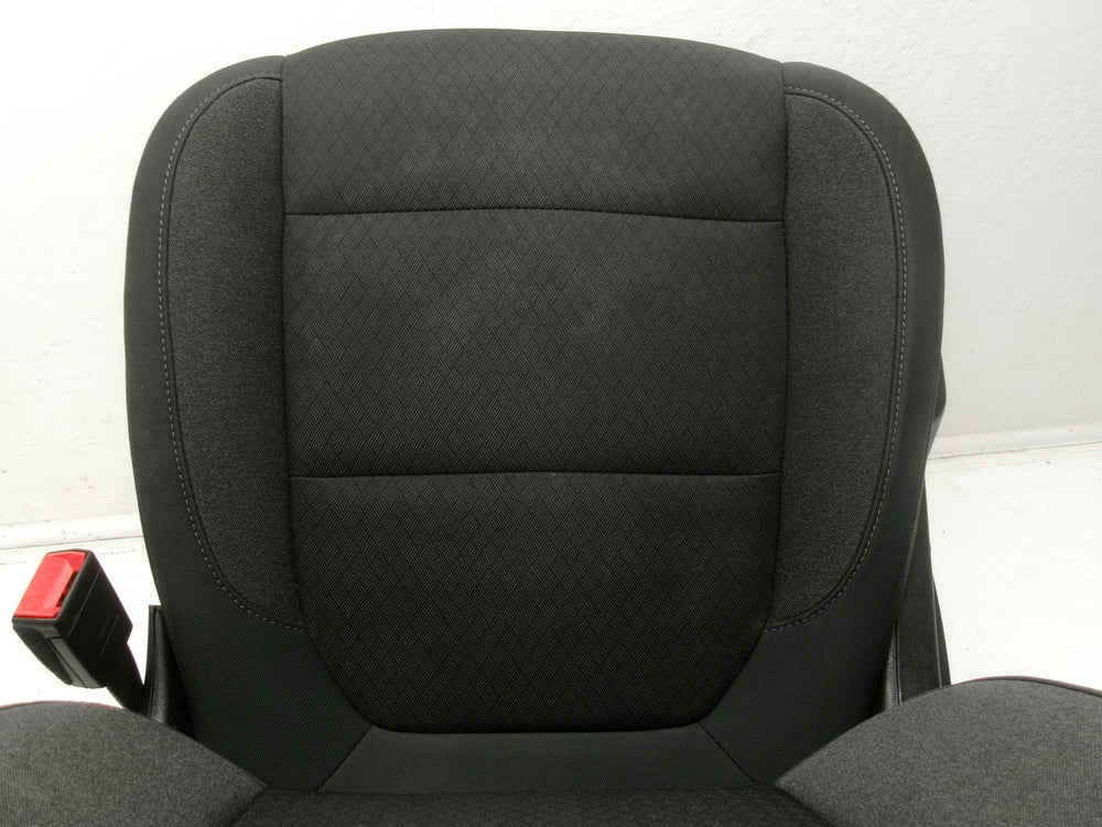 2019 - 2023 Chevy Silverado GMC Sierra Front Seats, Powered Black Cloth #1281 | Picture # 13 | OEM Seats