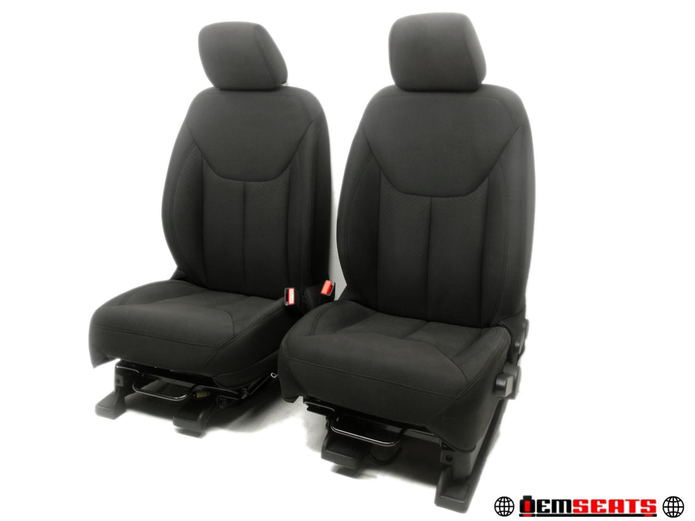 2013 - 2018 Jeep Wrangler Seats, JK 2 Door Black Cloth #1284 | Picture # 1 | OEM Seats