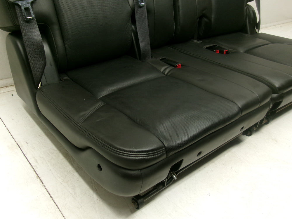 2007 - 2014 GM Black Leather 3rd Row Seat Seats for Tahoe, Yukon, Suburban and Escalade #1282 | Picture # 8 | OEM Seats