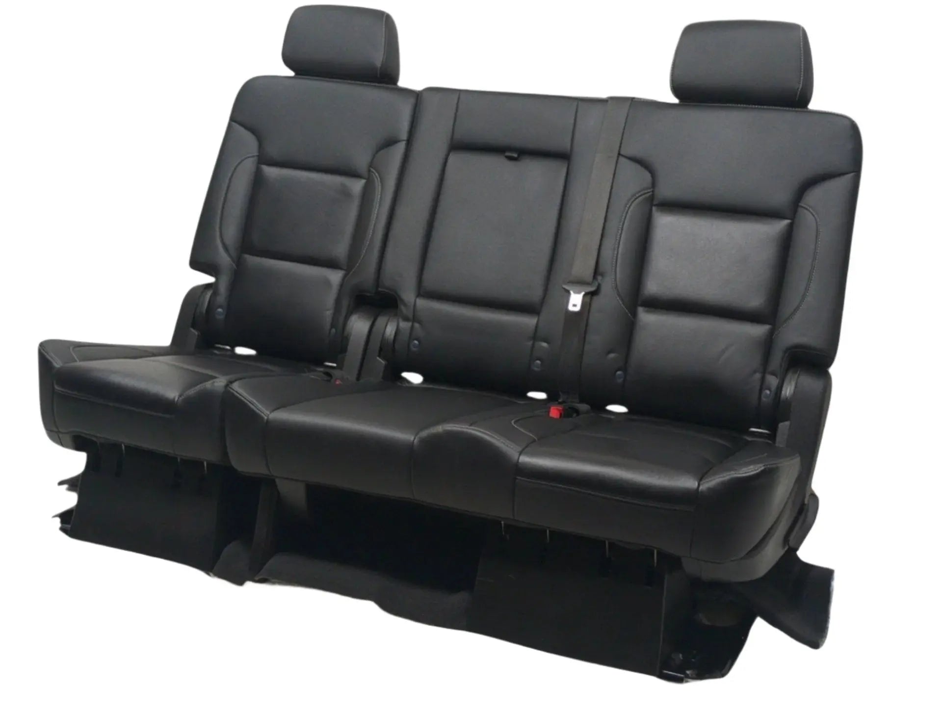 2015 2020 Chevy Tahoe GMC Yukon Second Row Bench Seat Black Leather 2015-2020-chevy-tahoe-gmc-yukon-second-row-bench-seat-black-leather