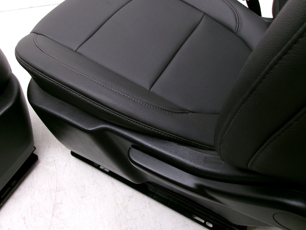 2019 - 2024 GMC Sierra Chevy Silverado Seats Black Vinyl #1429 | Picture # 12 | OEM Seats
