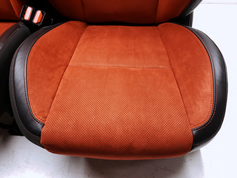 2007 - 2023 Dodge Challenger Seats, Black Leather Red Suede Scat Pack #653i | Picture # 5 | OEM Seats
