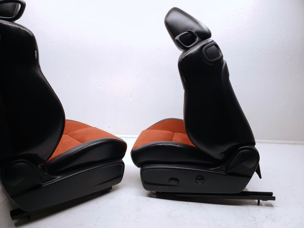 2011 - 2023 Dodge Challenger Scat Pack Seats, Black & Red Suede #653i | Picture # 15 | OEM Seats