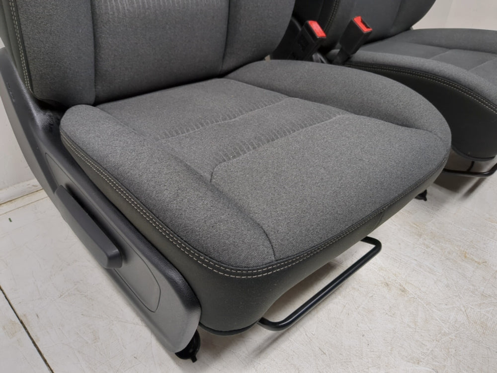 2019 - 2024 Dodge Ram Seats, Manual Charcoal Black Cloth, DT 1500 #1287 | Picture # 8 | OEM Seats