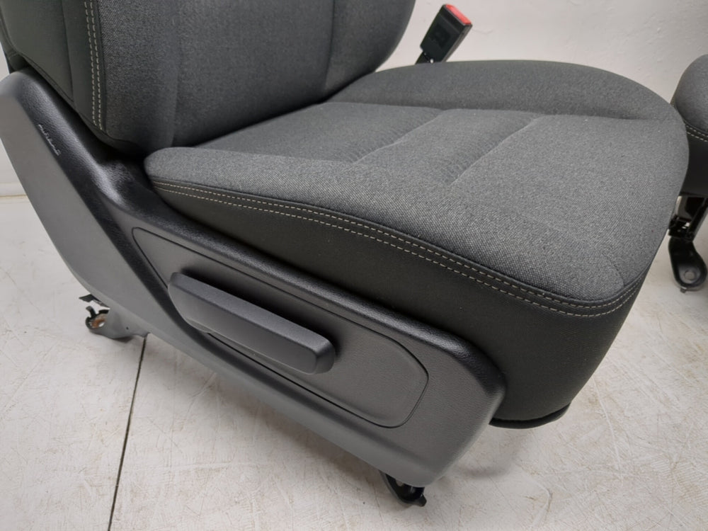 2019 - 2024 Dodge Ram Seats, Manual Charcoal Black Cloth, DT 1500 #1287 | Picture # 10 | OEM Seats