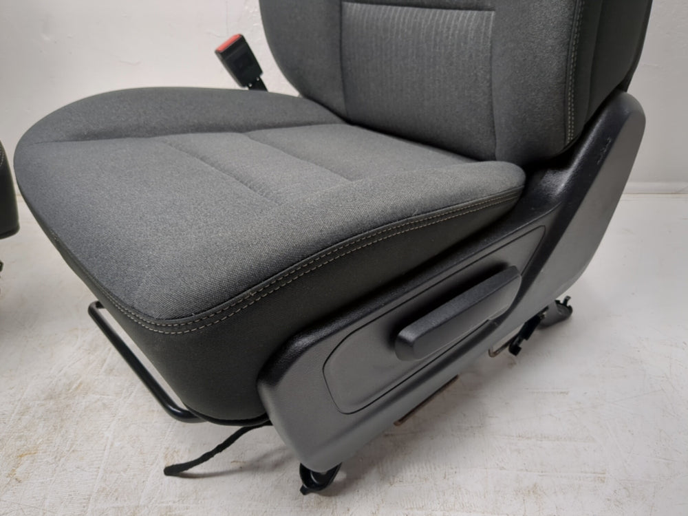 2019 - 2024 Dodge Ram Seats, Manual Charcoal Black Cloth, DT 1500 #1287 | Picture # 11 | OEM Seats