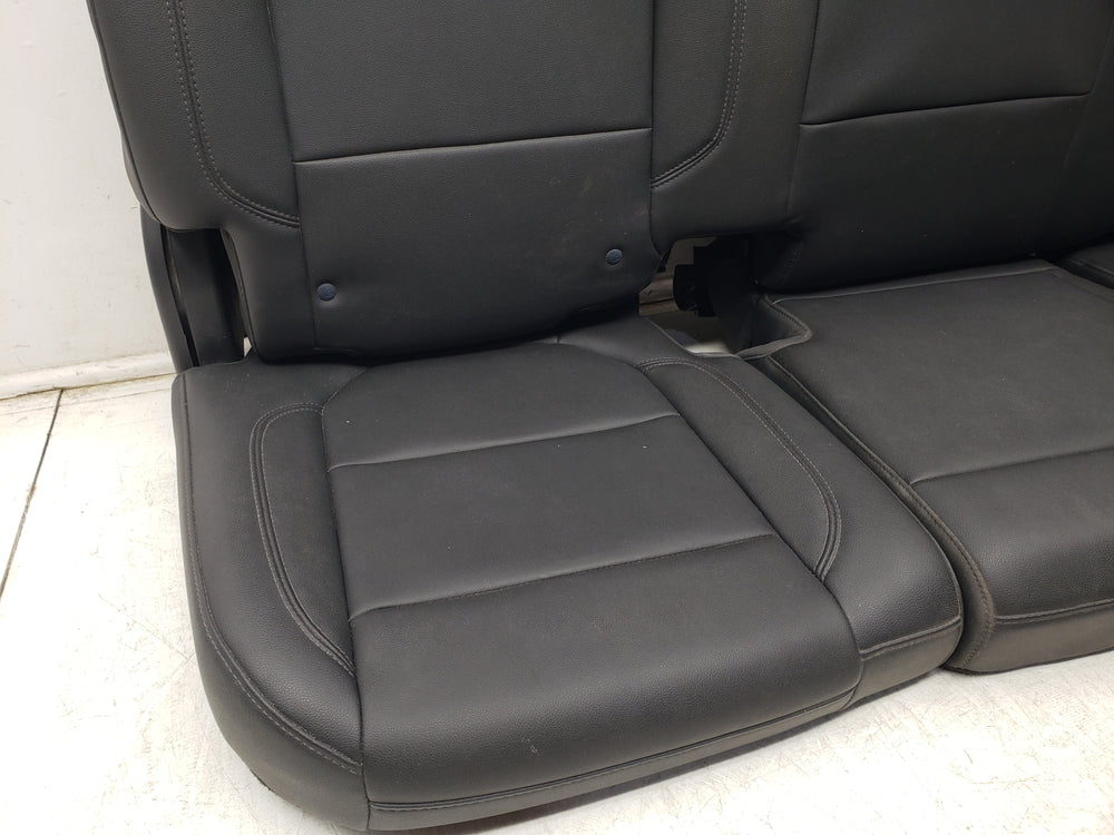 2019 - 2024 GMC Sierra Chevy Silverado Rear Seat, Crew Cab, Black Vinyl W/T #1293 | Picture # 4 | OEM Seats
