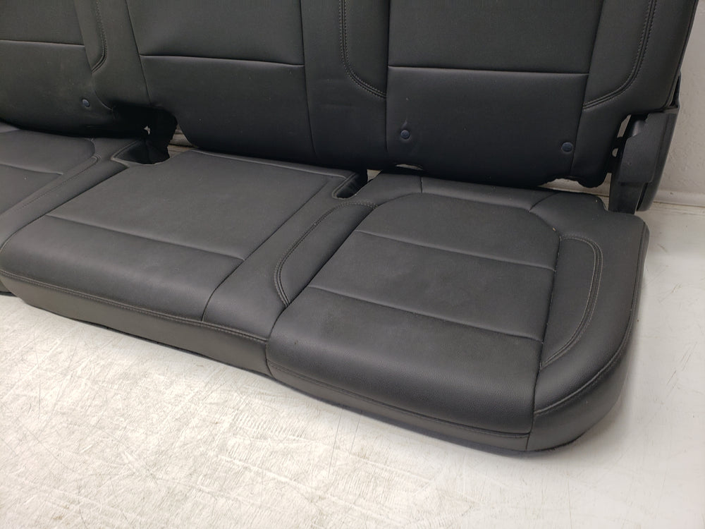 2019 - 2024 GMC Sierra Chevy Silverado Rear Seat, Crew Cab, Black Vinyl W/T #1293 | Picture # 5 | OEM Seats