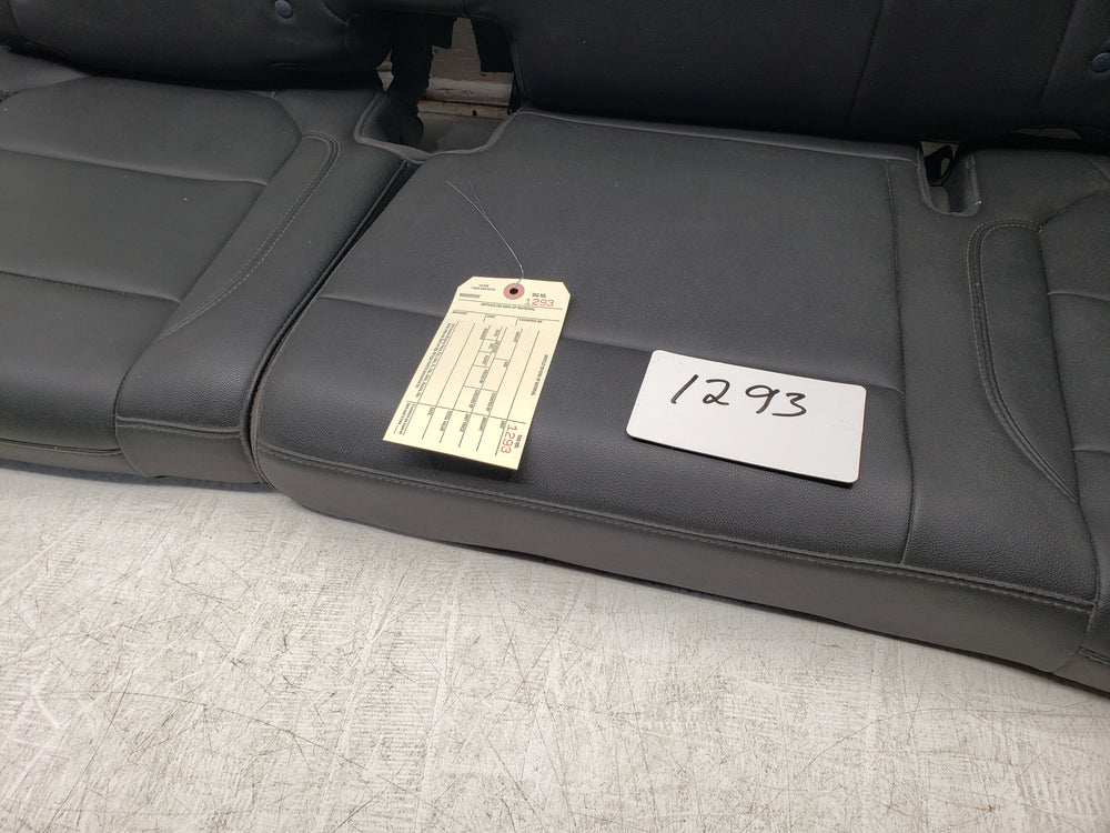 2019 - 2024 GMC Sierra Chevy Silverado Rear Seat, Crew Cab, Black Vinyl W/T #1293 | Picture # 7 | OEM Seats
