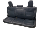 2019 - 2024 Chevy Silverado Rear Seat, Katzkin Black Leather, Double Cab #1295 | Picture # 9 | OEM Seats