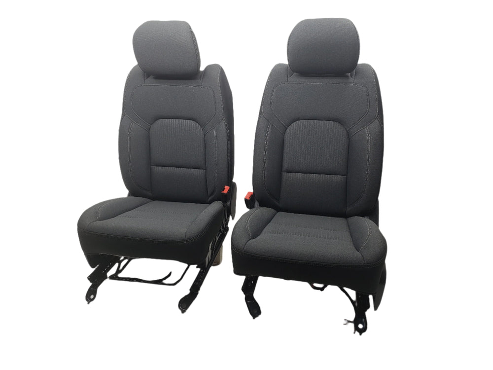 2019 - 2024 Dodge Ram Seats, Powered Heated Black Cloth, 1500 DT #1302d | Picture # 1 | OEM Seats