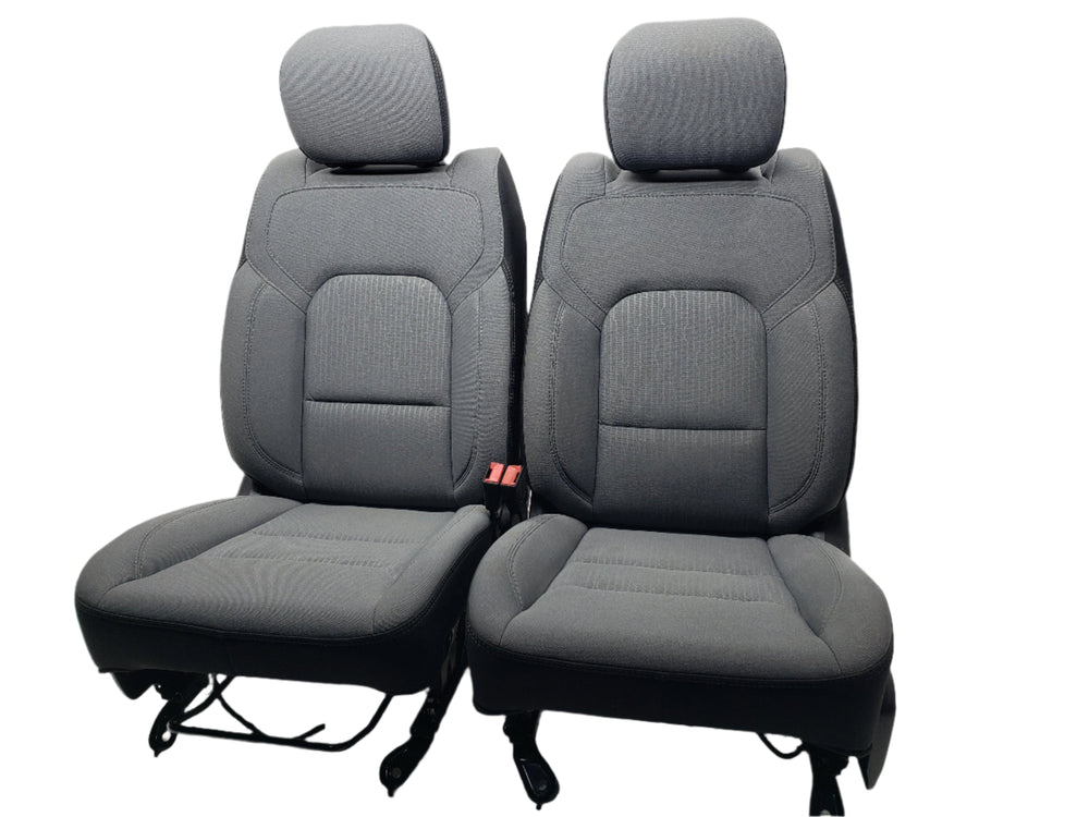 2019 - 2024 Dodge Ram Seats, Powered Gray Cloth, 1500 DT #1303d | Picture # 1 | OEM Seats