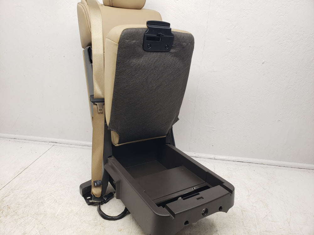 2011 - 2016 Ford F250 Jump Seat Console, Adobe Leather, Super Duty Lariat #1309 | Picture # 6 | OEM Seats