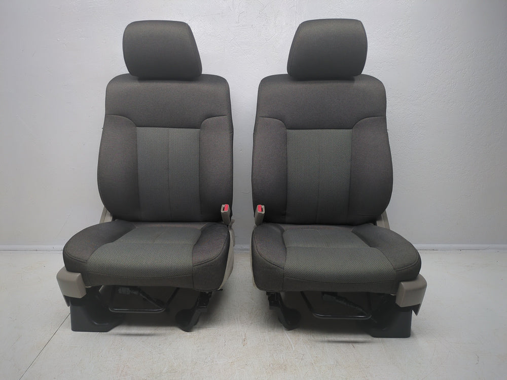 2009 - 2014 Ford F150 Seats, OEM Black Stone Cloth, XL Manual #1313 | Picture # 4 | OEM Seats