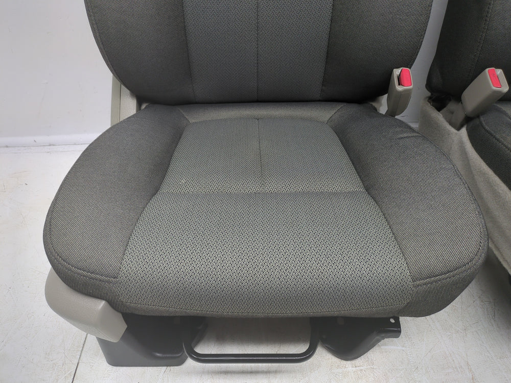 2009 - 2014 Ford F150 Seats, OEM Black Stone Cloth, XL Manual #1313 | Picture # 7 | OEM Seats