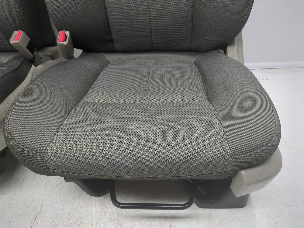 2009 - 2014 Ford F150 Seats, OEM Black Stone Cloth, XL Manual #1313 | Picture # 8 | OEM Seats