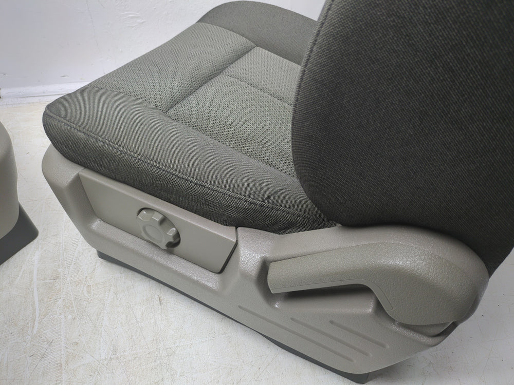 2009 - 2014 Ford F150 Seats, OEM Black Stone Cloth, XL Manual #1313 | Picture # 12 | OEM Seats