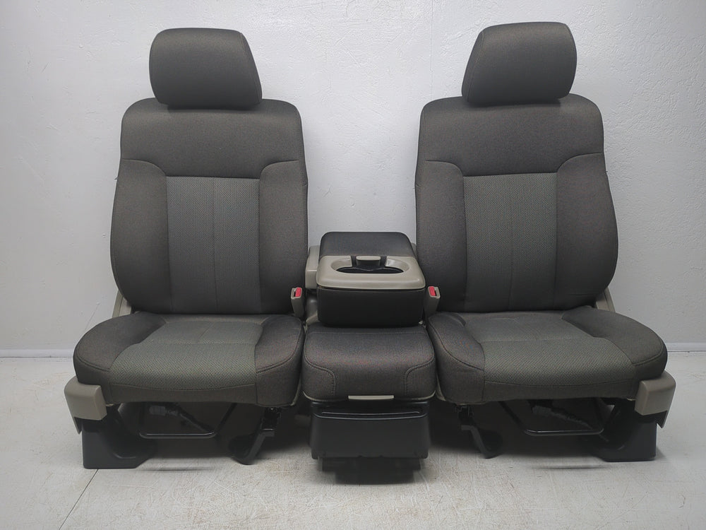 2009 - 2014 Ford F150 Seats, OEM Black Stone Cloth, XL Manual #1313 | Picture # 22 | OEM Seats
