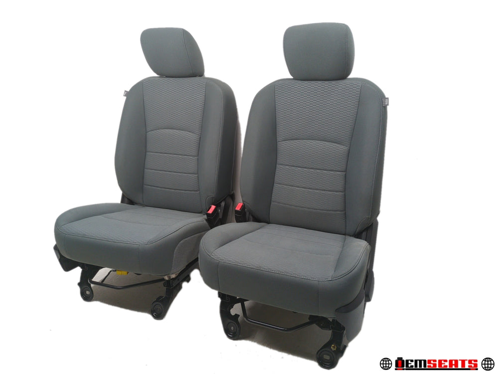 2009 - 2018 Dodge Ram Seats, Gray Cloth Manual, 4th Gen #1320 | Picture # 1 | OEM Seats
