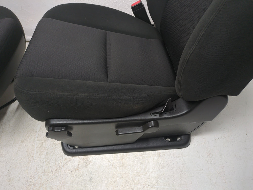 2007 - 2013 Sierra Silverado Seats, Black Cloth, Front, Manual #1321 | Picture # 10 | OEM Seats