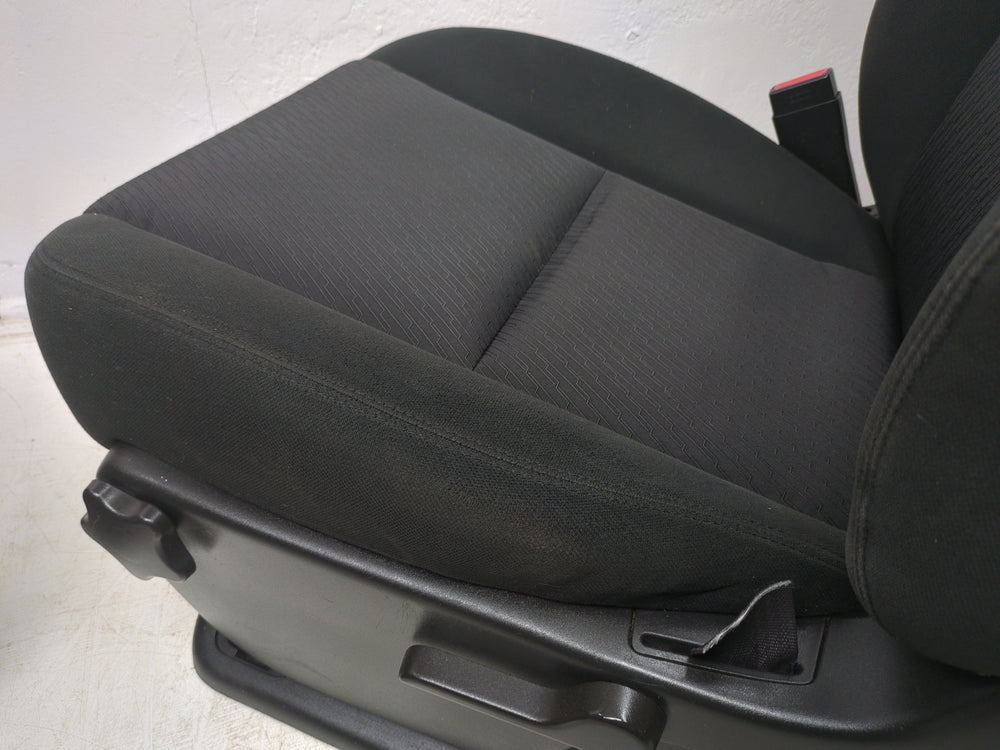 2007 - 2013 Sierra Silverado Seats, Black Cloth, Front, Manual #1321 | Picture # 12 | OEM Seats