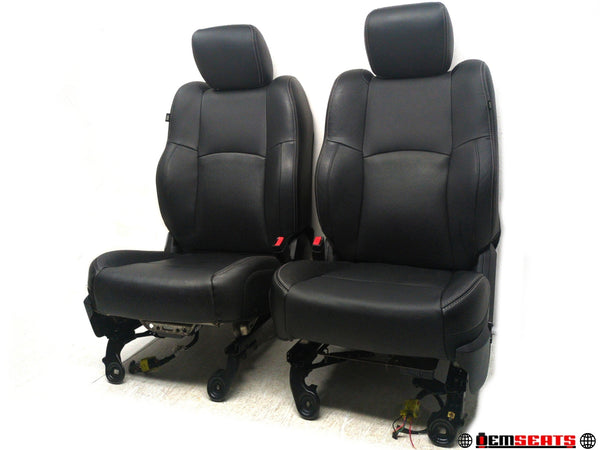 2009 - 2018 Dodge Ram Seats, Black Leather, Powered Heated Cooled, 4th Gen #1327